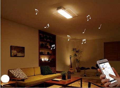 スピーカー搭載ＬＥＤシーリングライト